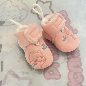 Cozy Pink Kids Booties